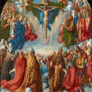 Albrecht Dürer | Anbetung der Dreifaltigkeit – 1511 | Giclée Kunstdruck gerahmt
