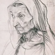 Albrecht Dürer | Barbara Dürer, die Mutter des Künstlers – 1514 | Giclée Kunstdruck gerahmt
