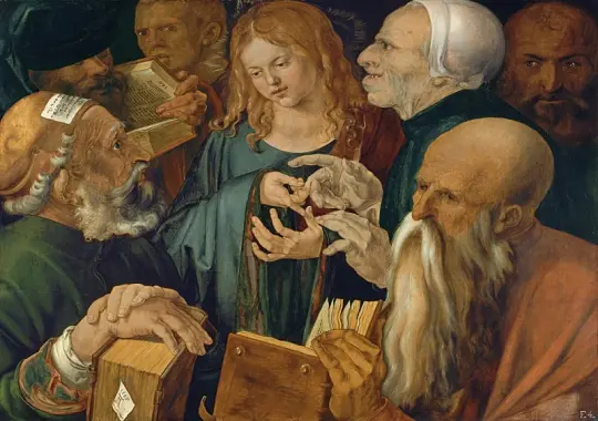 Albrecht Dürer | Jesus blandt lægerne - 1506 | Indrammet kunsttryk | Renæssance | formida