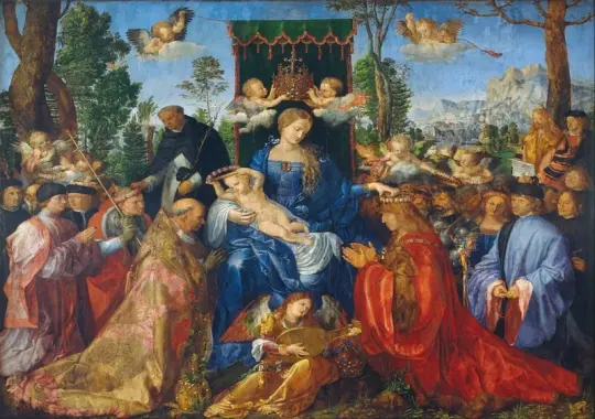 Albrecht Dürer | Rosenkransfesten - 1506 | Indrammet kunsttryk | Renæssance | formida