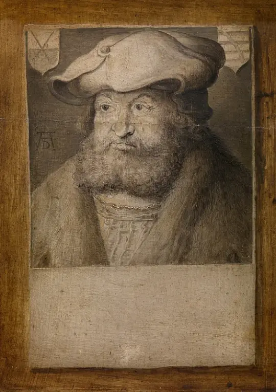 Albrecht Dürer | Friedrich III. Kurfürst von Sachsen - 1526 | Giclée Kunstdruck gerahmt