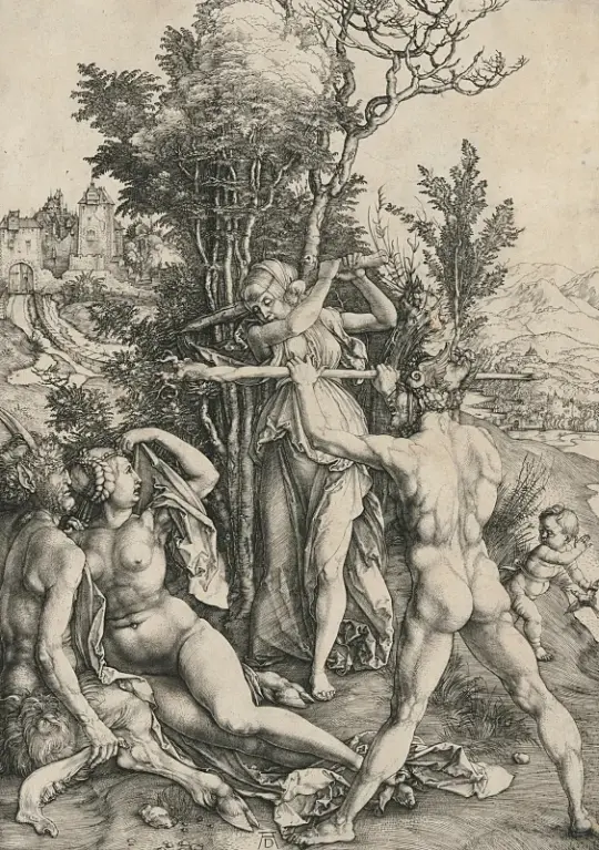 Albrecht Dürer | Herkules ved korsvejen - 1498 | Indrammet kunsttryk | Renæssance | formida