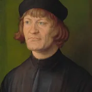 Albrecht Dürer | Bildnis eines Geistlichen - 1516 | Giclée Kunstdruck gerahmt