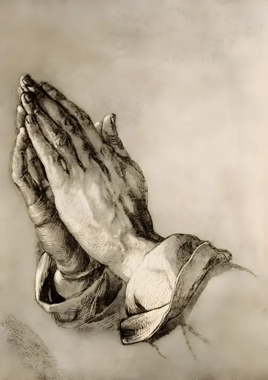 Albrecht Dürer | Betende Hände - 1508 | Giclée Kunstdruck gerahmt