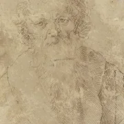 Albrecht Dürer | Skægget gammel mand - 1520 | Indrammet kunsttryk | Renæssance | formida