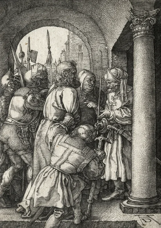 Albrecht Dürer | Christus vor Pilatus – 1512 | Gerahmter Kunstdruck | Renaissance | formida