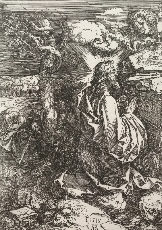 Albrecht Dürer | Kristus på Oliebjerget - 1515 | Indrammet kunsttryk | Renæssance | formida