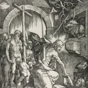 Albrecht Dürer | Kristus stiger ned i Limbo - 1510 | Indrammet kunsttryk | Renæssance | formida