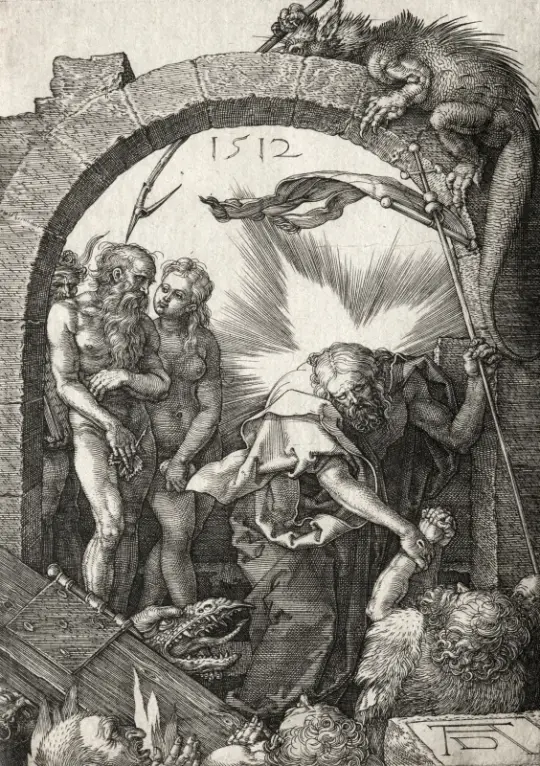 Albrecht Dürer | Kristus i Limbo - 1512 | Indrammet kunsttryk | Renæssance | formida