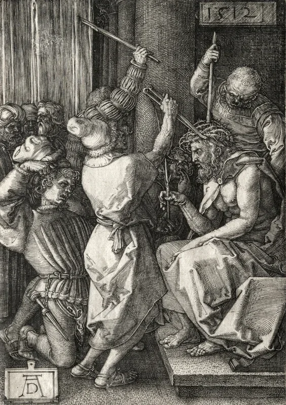 Albrecht Dürer | Kristus kronet med torne - 1512 | Indrammet kunsttryk | Renæssance | formida