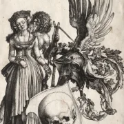 Albrecht Dürer | Våben med Totenkopf – 1503 | Indrammet kunsttryk | Renæssance | formida