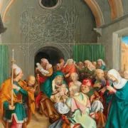 Albrecht Dürer | Beschneidung - 1514 | Giclée Kunstdruck gerahmt
