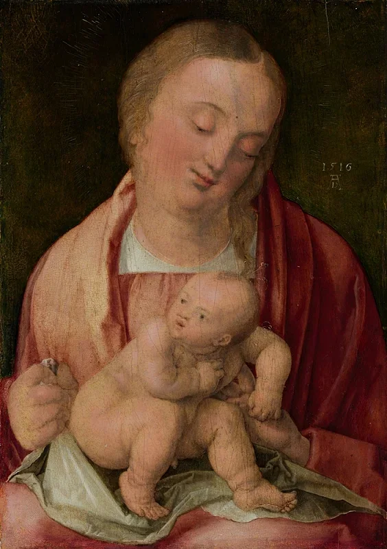 Albrecht Dürer | Jungfrau und Kind - 1516 | Giclée Kunstdruck gerahmt