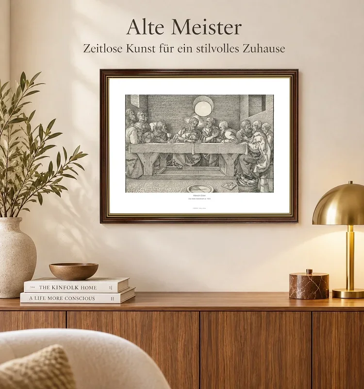 Albrecht Dürer | Den sidste nadver - 1523 | Gallery Edition | Indrammet kunsttryk | Renæssance