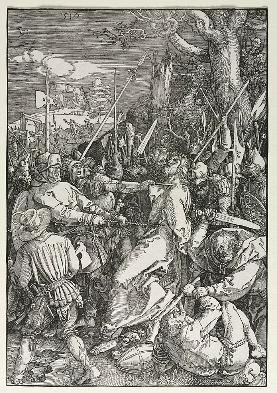Albrecht Dürer | Kristi forræderi - 1510 | Indrammet kunsttryk | Renæssance | formida