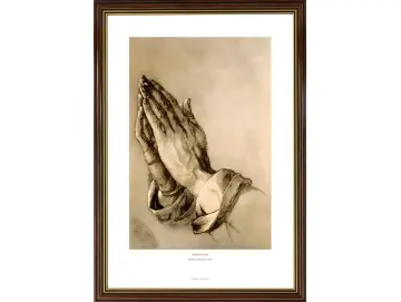 Albrecht Dürer | Betende Hände - 1508 | Gallery Edition | Gerahmter Kunstdruck | Barock