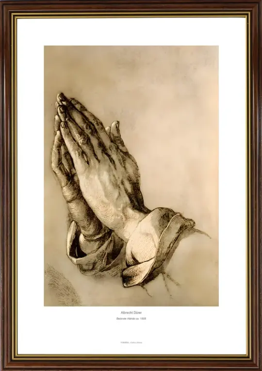 Albrecht Dürer | Betende Hände - 1508 | Gallery Edition | Gerahmter Kunstdruck | Renaissance