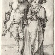 Albrecht Dürer | Kokken og hans kone - 1497 | Indrammet kunsttryk | Renæssance | formida