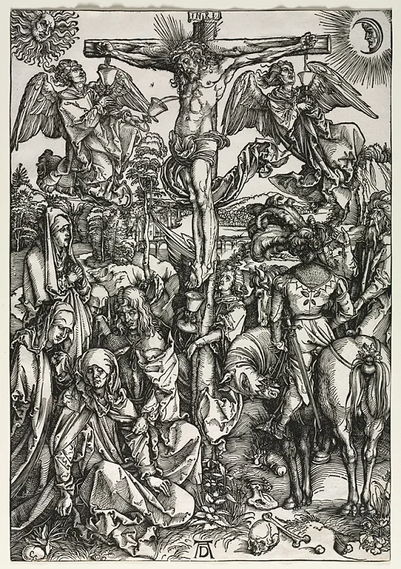 Albrecht Dürer | Korsfæstelsen - 1498 | Indrammet kunsttryk | Renæssance | formida