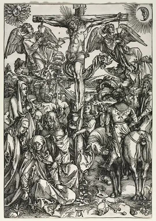 Albrecht Dürer | Korsfæstelsen - 1498 | Indrammet kunsttryk | Renæssance | formida