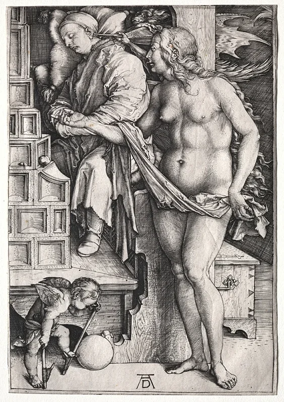 Albrecht Dürer | Doktorens drøm - 1500 | Indrammet kunsttryk | Renæssance | formida