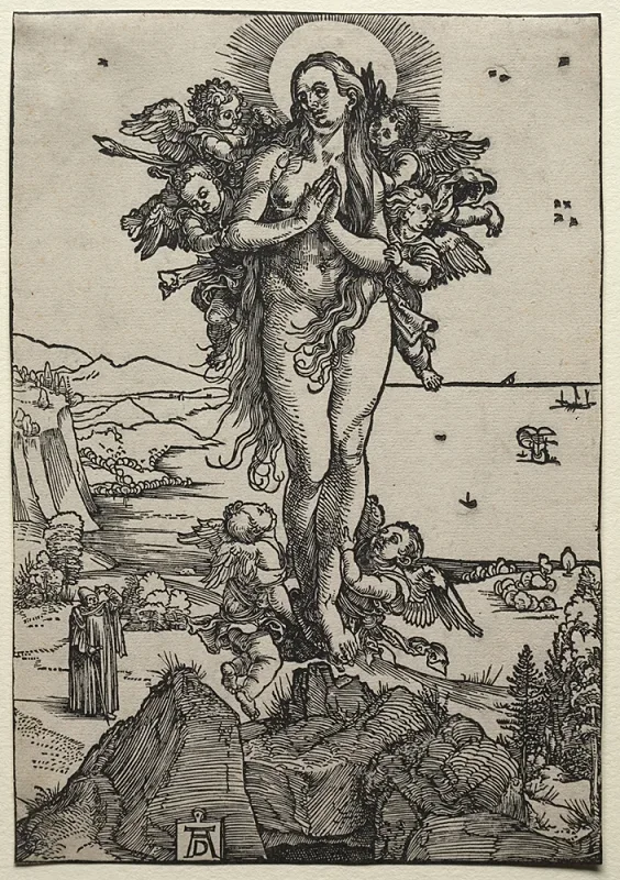 Albrecht Dürer | Die Ekstase der Maria Magdalena - 1501 | Gerahmter Kunstdruck | Renaissance | formida