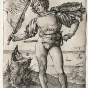 Albrecht Dürer | Den burgundiske fanebærer - 1500 | Indrammet kunsttryk | Renæssance | formida
