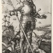 Albrecht Dürer | Sankt Georg til fods - 1505 | Indrammet kunsttryk | Renæssance | formida
