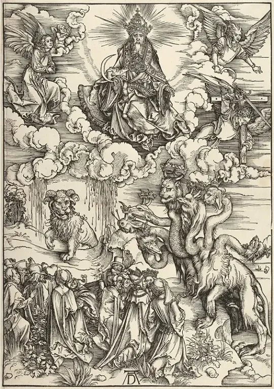 Albrecht Dürer | Udyret med to horn - 1498 | Indrammet kunsttryk | Renæssance | formida