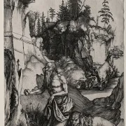 Albrecht Dürer | Sankt Hieronymus i bodfærdighed - 1497 | Indrammet kunsttryk | Renæssance | formida