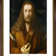 Albrecht Dürer | Selbstporträt - 1498 | Gallery Edition | Gerahmter Kunstdruck | Barock