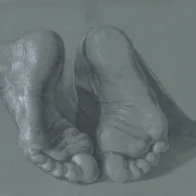 Albrecht Dürer | Studie zweier Füße - 1508 | Gerahmter Kunstdruck | Renaissance | formida