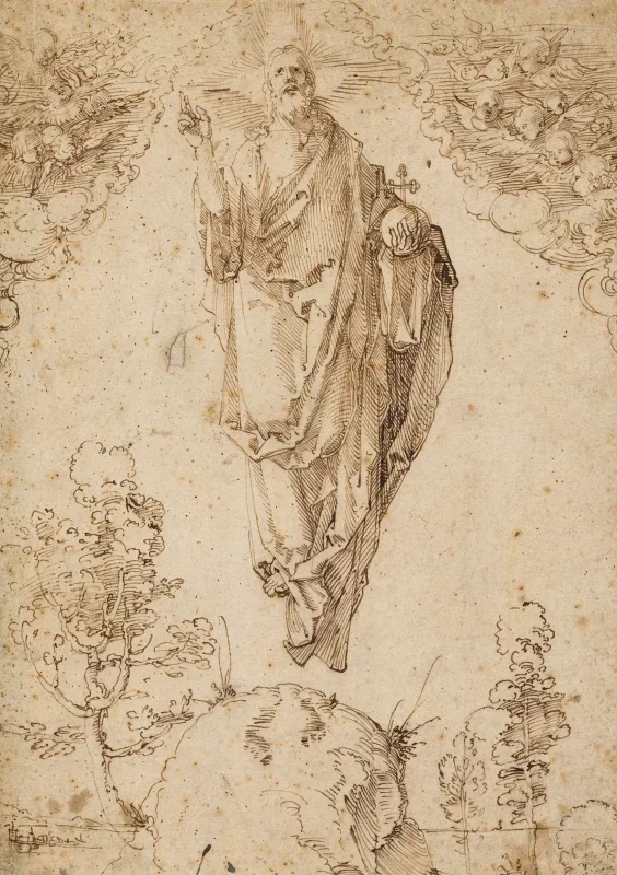 Albrecht Dürer | Christi Himmelfahrt – 1515 | Gerahmter Kunstdruck | Renaissance | formida