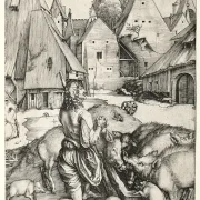 Albrecht Dürer | Den fortabte søn - 1496 | Indrammet kunsttryk | Renæssance | formida