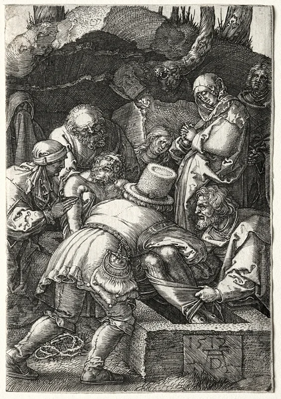 Albrecht Dürer | Die Grablegung – 1512 | Gerahmter Kunstdruck | Renaissance | formida
