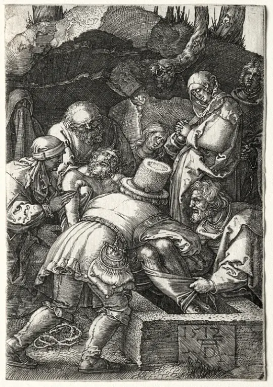 Albrecht Dürer | Die Grablegung – 1512 | Gerahmter Kunstdruck | Renaissance | formida