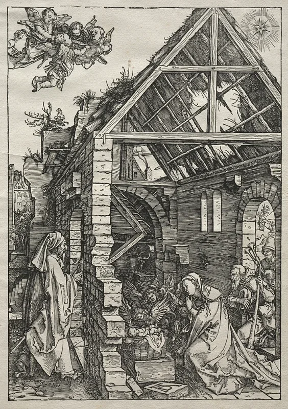 Albrecht Dürer | Die Geburt Christi – 1505 | Gerahmter Kunstdruck | Renaissance | formida