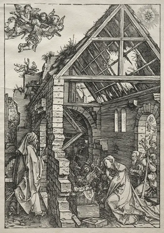 Albrecht Dürer | Die Geburt Christi – 1505 | Gerahmter Kunstdruck | Renaissance | formida