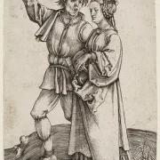 Albrecht Dürer | Der junge Bauer und seine Frau – 1497 | Giclée Kunstdruck gerahmt