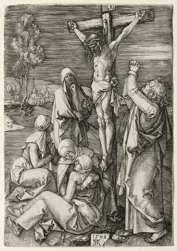 Albrecht Dürer | Korsfæstelsen - 1508 | Indrammet kunsttryk | Renæssance | formida