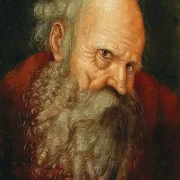 Albrecht Dürer | Ein bärtiger Heiliger – 1550 | Giclée Kunstdruck gerahmt