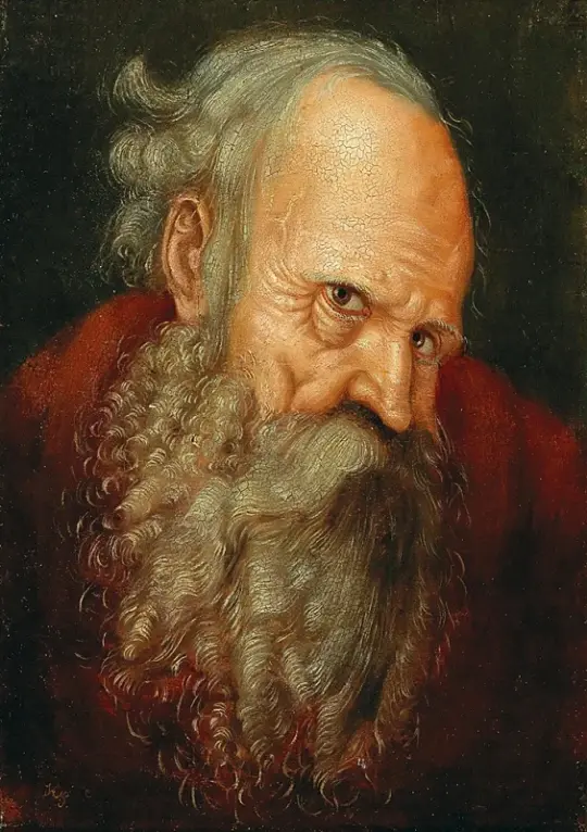 Albrecht Dürer | Ein bärtiger Heiliger – 1550 | Giclée Kunstdruck gerahmt