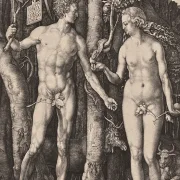 Albrecht Dürer | Adam og Eva - 1504 | Indrammet kunsttryk | Renæssance | formida