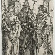 Albrecht Dürer | Sankt Stefan, Sixtus og Laurentius - 1504 | Indrammet kunsttryk | Renæssance | formida