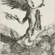 Albrecht Dürer | Nemesis  - 1501 | Indrammet kunsttryk | Renæssance | formida
