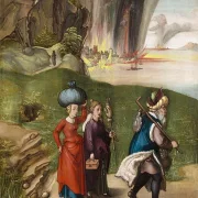 Albrecht Dürer | Lot und seine Töchter – 1496 | Giclée Kunstdruck gerahmt