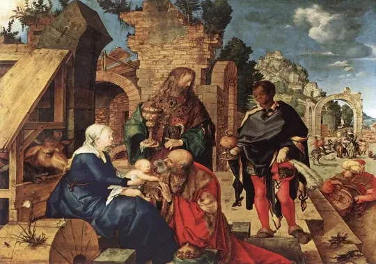 Albrecht Dürer | De vise mænds tilbedelse - 1504 | Indrammet kunsttryk | Renæssance | formida