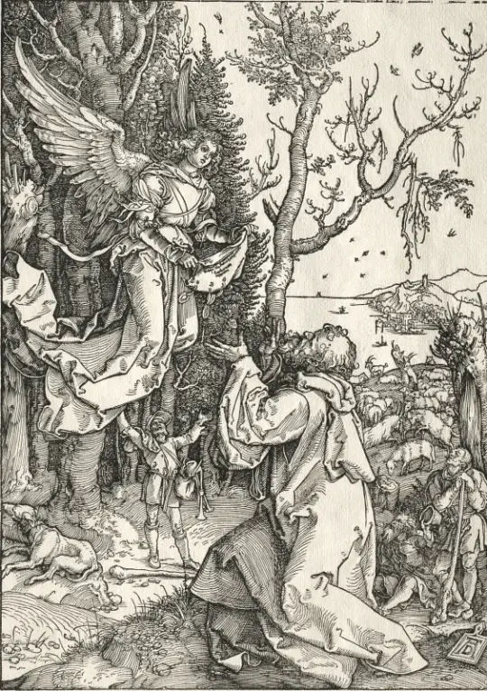 Albrecht Dürer | Joachim und der Engel – 1504 | Gerahmter Kunstdruck | Renaissance | formida