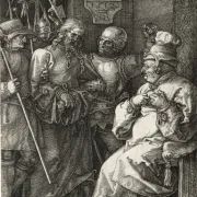 Albrecht Dürer | Christus vor dem Hohepriester Kaiphas – 1512 | Gerahmter Kunstdruck | Renaissance | formida