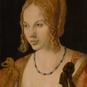 Albrecht Dürer | Porträt einer jungen Venezianerin - 1512 | Giclée Kunstdruck gerahmt